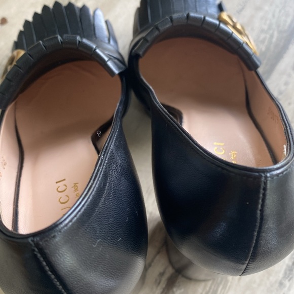 Gucci black high heel kiltie pumps. 6/36 - Picture 8 of 11